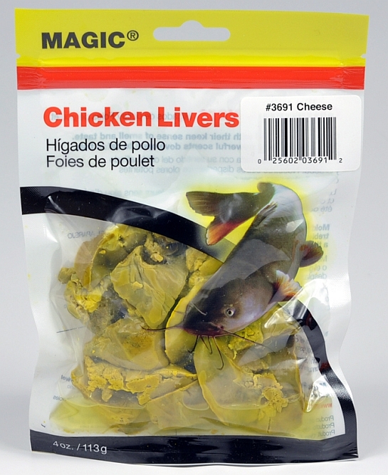 Magic Products Preserved Chicken Livers - Yellow/Cheese Flavored