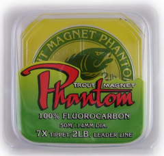 Leland Lures 2lb 7x Phantom Fluorocarbon Leader