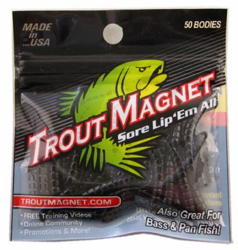 Leland Lures Trout Magnet 50 pc. Body Pack - Black
