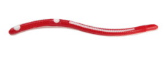 Kelly's Bass Worms Striper - Red & White