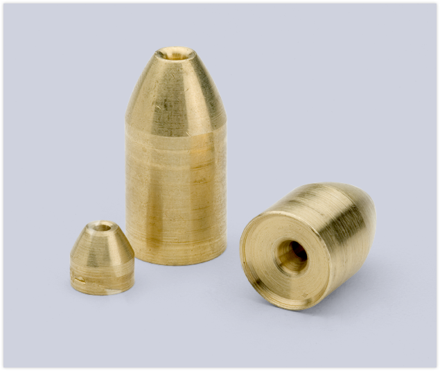 Polished Brass Bullet Weights