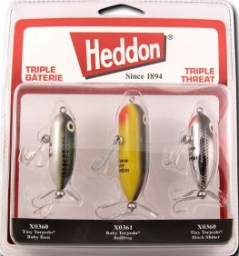 Heddon Torpedo - 3 Pk - Assortment