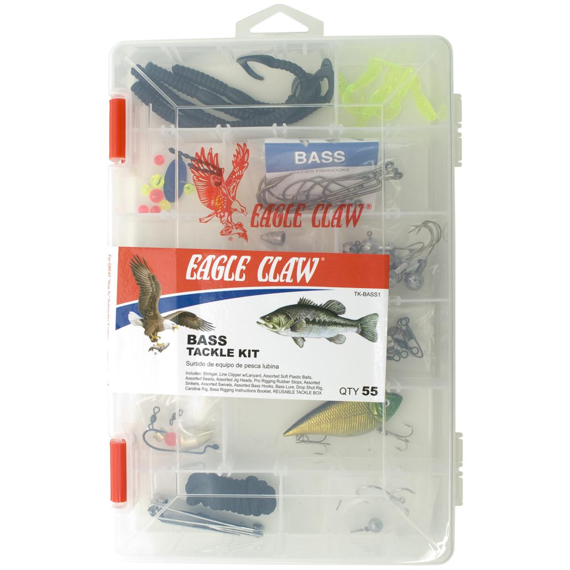 Eagle Claw Bass Fishing Tackle Kit