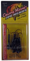 Leland Lures Crappie Magnet Replacement Jig Heads - Black
