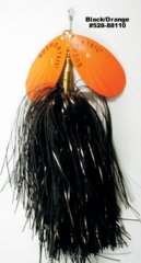 Joe Bucher Outdoors Buchertails - 800 Twin Tinsel - Black/Orange