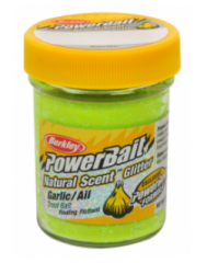 Berkley PowerBait® Chartreuse/Garlic Natural Scent Glitter Trout Bait