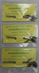 Invisible Minnow Rigs Duty's #3 Deluxe Minnow Wires