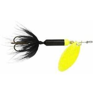 Worden's Rooster Tails 1/16 Oz. - Black/Chartreuse 12 Pk. (*)
