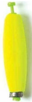 Betts Cigar Snap-On Foam Weighted Bobber - Yellow