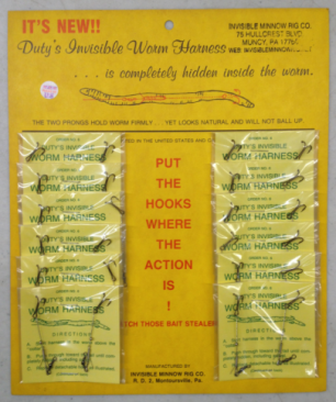 Invisible Minnow Rigs Duty's #6 Invisible Worm Harness