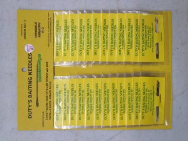 Invisible Minnow Rigs Duty's #4A Baiting Needles