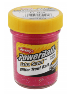 Berkley PowerBait Fluorescent Red Glitter Trout Bait