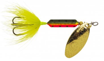 Worden's Rooster Tail Spinner Lure - Fire Tiger (FRT)