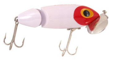 Arbogast Jointed Jitterbug - White/Red
