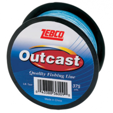 Nicklow's Wholesale Tackle > Line & Leaders > Wholesale Zebco Outcast  Mono-filament Fishing Line