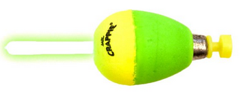 Betts Mr. Crappie Lighted Flo Glo Bobbers - Pear