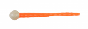 Berkley PowerBait® Pearl White/Fl. Orange 3" Floating Mice Tails