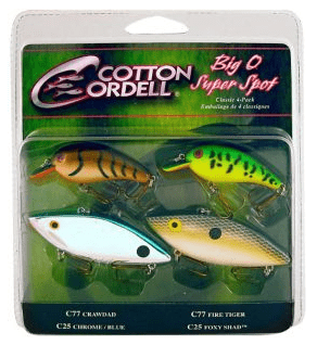Nicklow's Wholesale Tackle > Crankbaits > Wholesale Cotton Cordell Assorted  Lure Packs