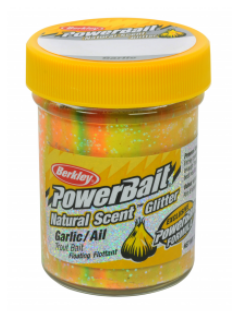 Berkley PowerBait® Rainbow/Garlic Natural Scent Glitter Trout Bait