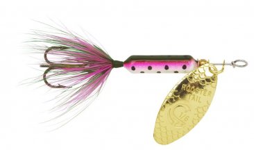 Worden's Rooster Tail Spinner Lure - Rainbow (RBOW)