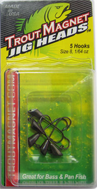 Leland Lures Trout Magnet Replacement Jig Heads - 5 pc. Black