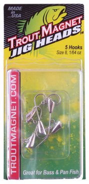 Leland Lures Trout Magnet Replacement Jig Heads - 5 pc. Nickel