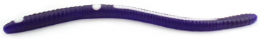 Kelly's Bass Worms Weedless Bass Crawler - Purple & White