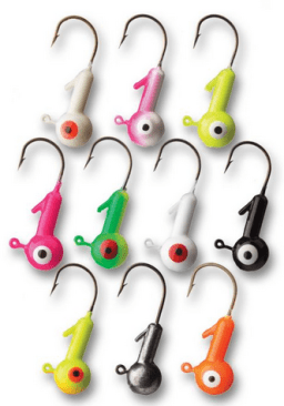 Nicklow's Wholesale Tackle > Hooks > Wholesale Eagle Claw Ball Head Jigs -  Painted