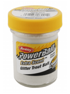 Berkley PowerBait White Glitter Trout Bait