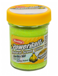 Berkley PowerBait® Yellow/Garlic Natural Scent Glitter Trout Bait