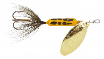 Worden's Rooster Tail Spinner Lure - Yellow Coachdog (YLCD)