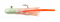 Berkley PowerBait® Pearl Orange Pre-Rigged Atomic Teaser